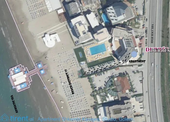 Appartement Tirent Apartment-beachfront At Shkembi I Kavajes Durrës